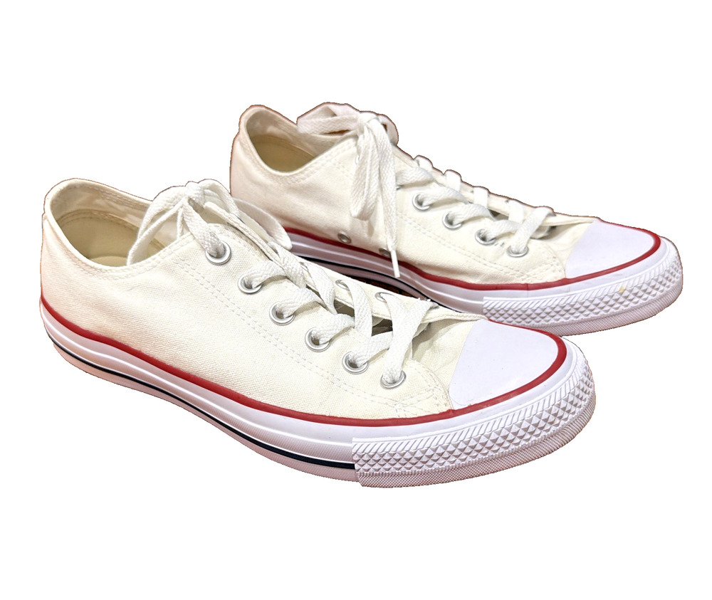 Converse Chuck Taylor White Low Top Sneakers Women’s 9 Men’s 7